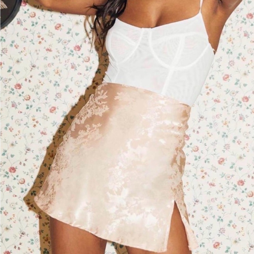 Princess Polly Satin Mini Skirt